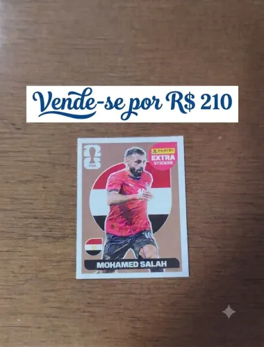 Figurinha Extra Mohamed Salah - Copa do Mundo! 
