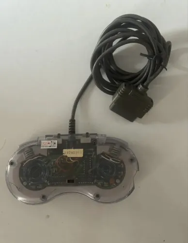 Joystick super nintendo SN Pro (com detalhe) Transparente