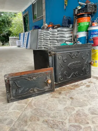 forno de ferro fundido quadrado