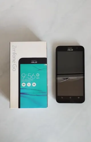 ASUS Zenfone Go Preto + Caixa Original (Não Funciona / Para Peças)