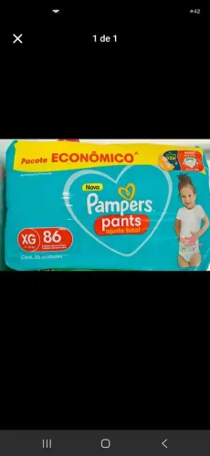 2 PACOTES FRALDA XG SHORTINHO