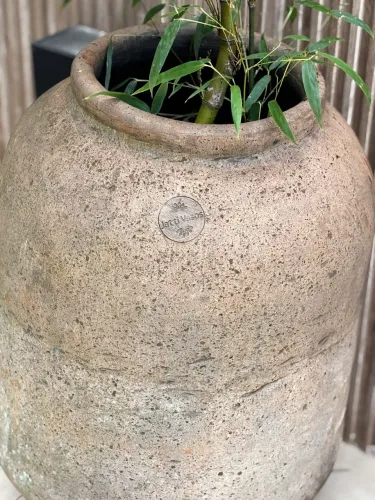 Bambu mosso 2.80 mais vaso cerâmica