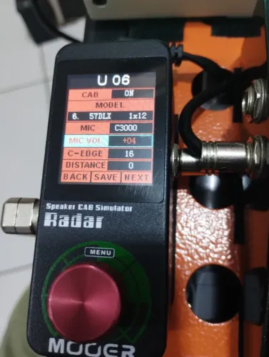 Pedal radar mooer