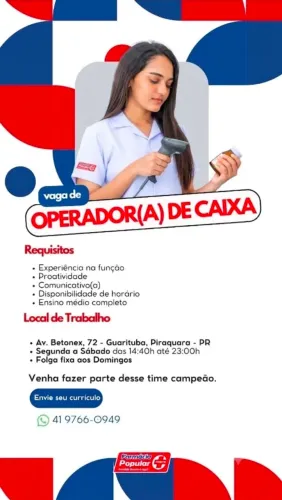 Operador de caixa