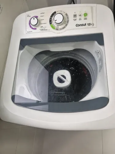 Máquina de Lavar Consul 12 kg com Tampa de Vidro *220,V*