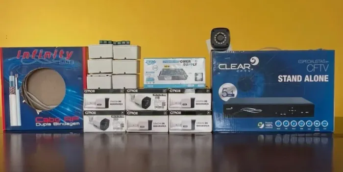Vendo Sistema de Monitoramento Completo! Novo! Na caixa! Câmeras, DVR, Fonte e Acessórios