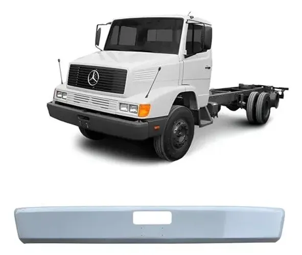 Parachoque Dianteiro Caminhão Mercedes Benz 1618 Bicudo (de aço)