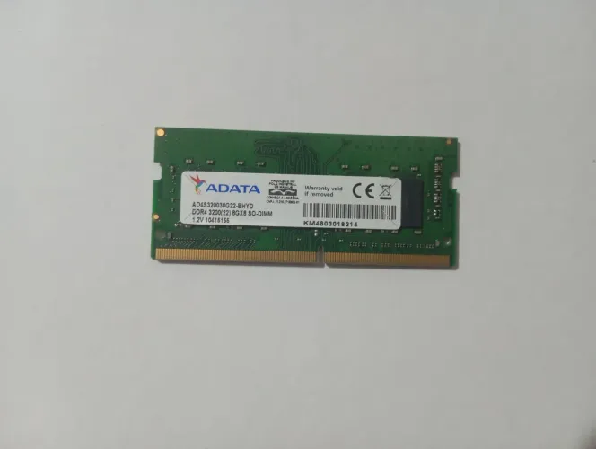 Memória RAM Notebook ADATA 8GB DDR4 3200MHz SODIMM - Acer Nitro 5