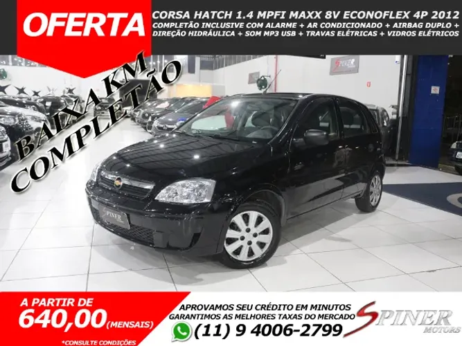 Chevrolet Corsa Hat. Maxx 1.4 8V Econoflex 5P 2012