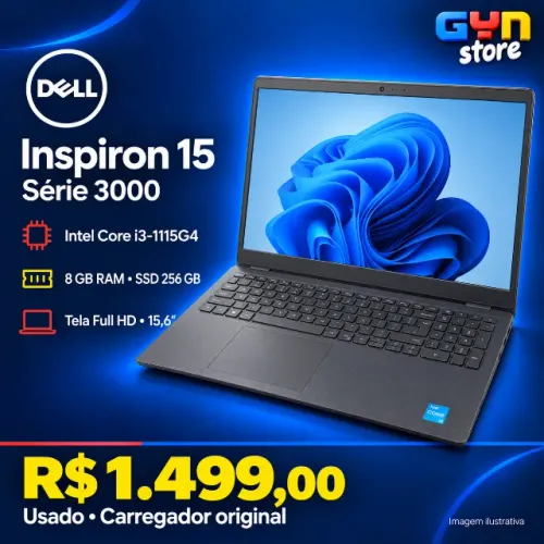 Dell Inspiron i3-1115G4 8 GB 256GB SSD NVMe Full HD 15,6"
