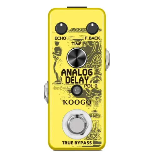 Pedal Eco Delay Guitarra Voz Sax Violão Koogo Design