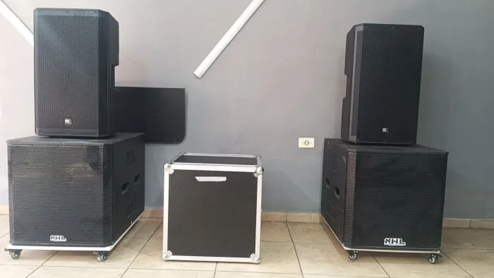Locação de som para eventos.