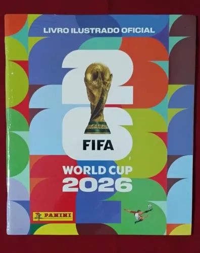 álbum da copa 2026 brochura original Panini + tabela da copa