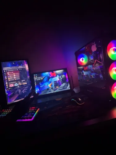 Computador gamer completo 2 telas 4.700