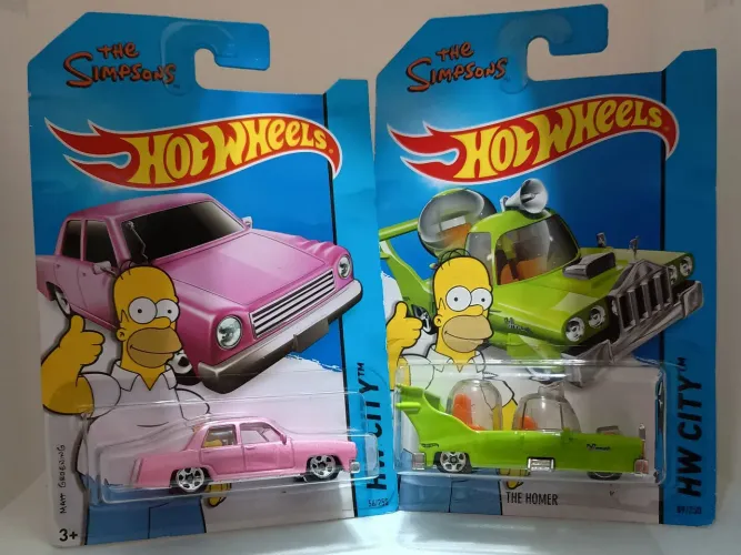 Lote Hot Wheels Simpsons Primeira Edição - Lacrados