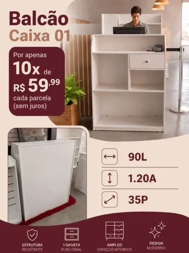 J.E do balcão em mdf
