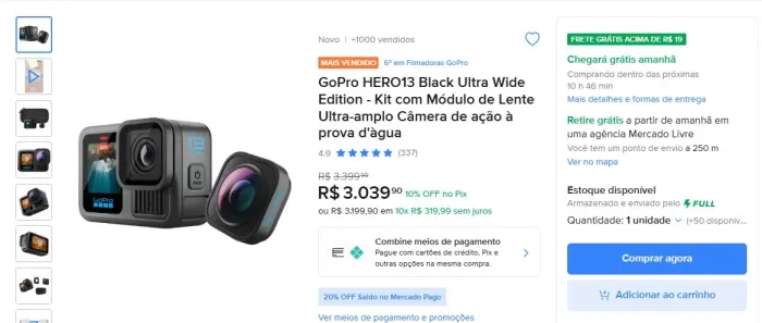 GoPro Hero 13 Black Ultra Wide Edition