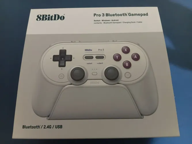 Controle 8BitDo Pro 3 [LEIA A DESCRIÇÃO]