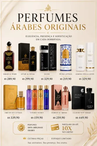 PERFUMES ORIGINAIS ÁRABES
