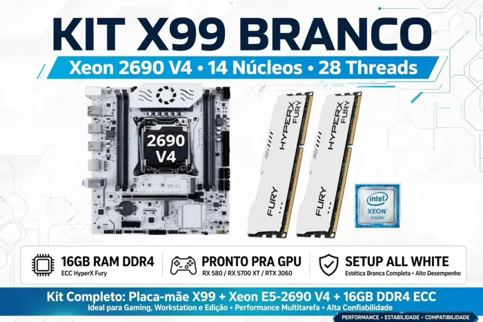 Kit X99 V4 + XEON E5 2690 + 16 GB RAM