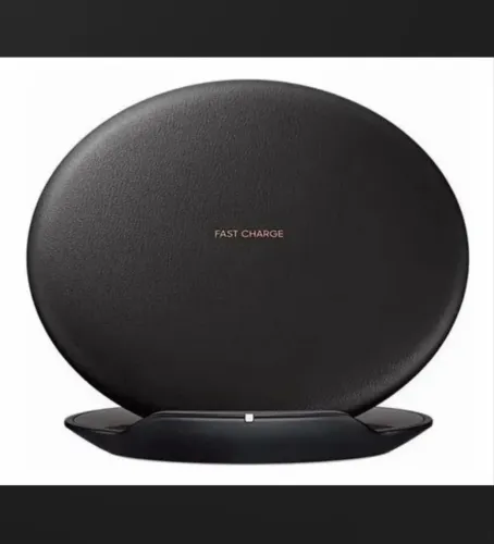Carregador wireless fast charge afc Samsung indução sem fio preto 