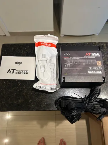 Fonte 550W Aigo Darkflash AT550 80 Plus Bronze - NOVA, nunca usada