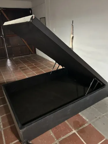 CAMA BOX CASAL - COM BAÚ