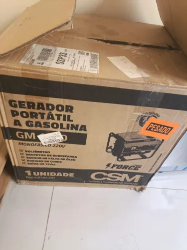 Gerado energia a gasolina GM 1200