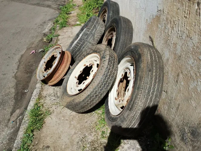 Rodas Fusca 5 furos aro 15 