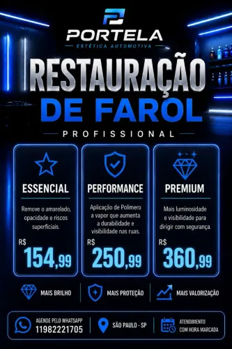 Restauração de Farol profissional