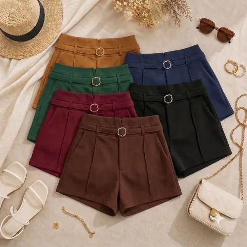 Short em alfaiataria