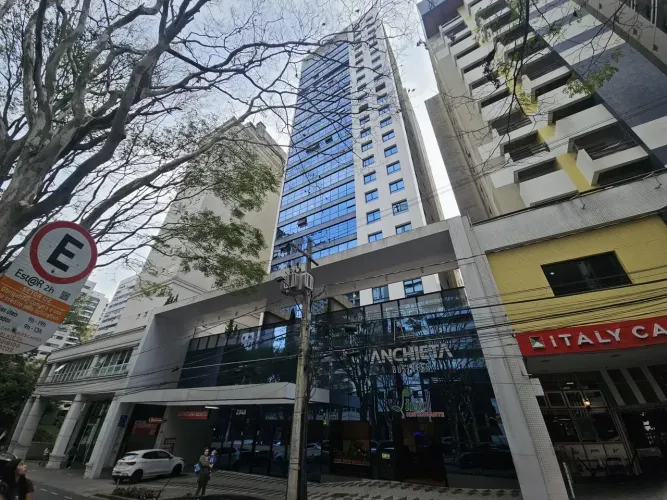 Sala comercial Anchieta Business, 29 m² à venda e locação no Bigorrilho em Curitiba
