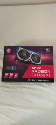 Caixa da RX 6650 XT