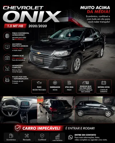 Chevrolet Onix Hatch 1.0 12V Flex Mec. 4P 2020