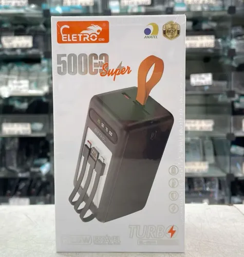 Power bank bateria portátil recarregável