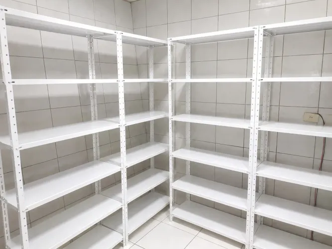 Estante de aço branca novas 