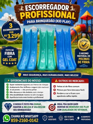 Escorregador p/ kid play