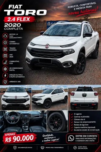 Fiat Toro Volcano 2.4 16V Flex Aut. 2020