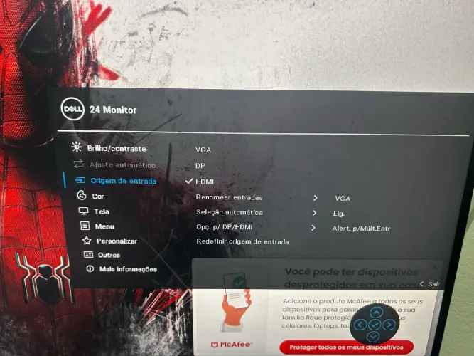 Monitor Del 24 polegadas