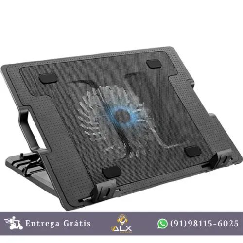 Suporte para Notebook Vertical Com Fan - Multi Ac166 *ENTREGA GRÁTIS*