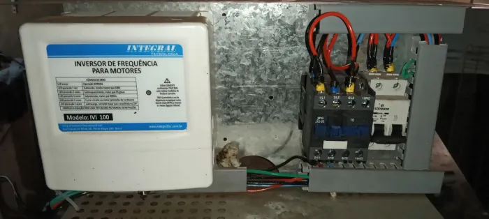 comando com inversor para máquina de sorvete