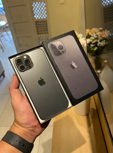iPhone 13 PRO MAX GRAPHITE 128GB COMPLETO TUDO FUNCIONANDO