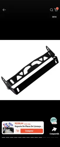 SUPORTE PARA PLACA CARRO
