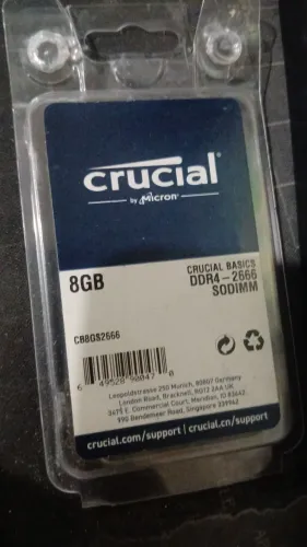 Memoria ram ddr4 8gb 2666