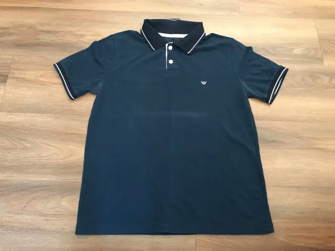 Camisa Polo Azul Tamanho P