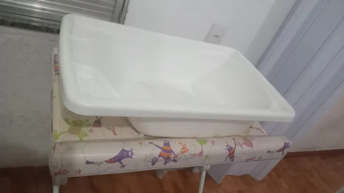 Banheira e suporte