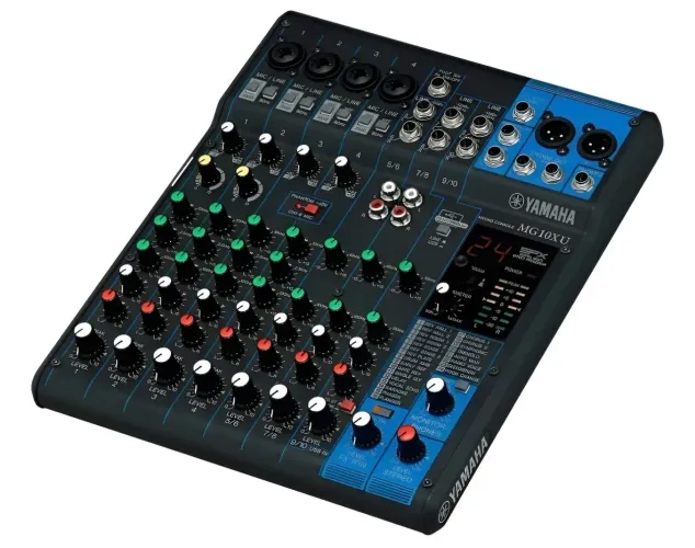 MESA DE SOM YAMAHA MG10XU 10 CANAIS