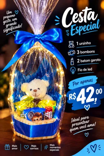 Cestas para presente pronta entrega