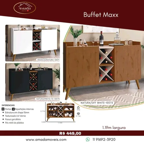 Buffet Max - à pronta entrega 