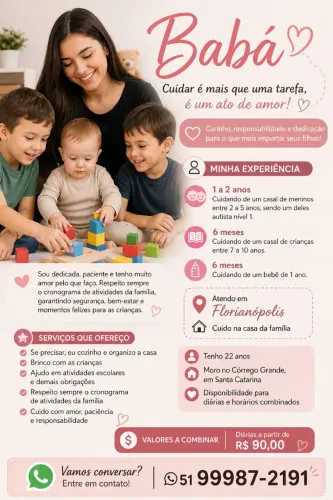 serviços de babá